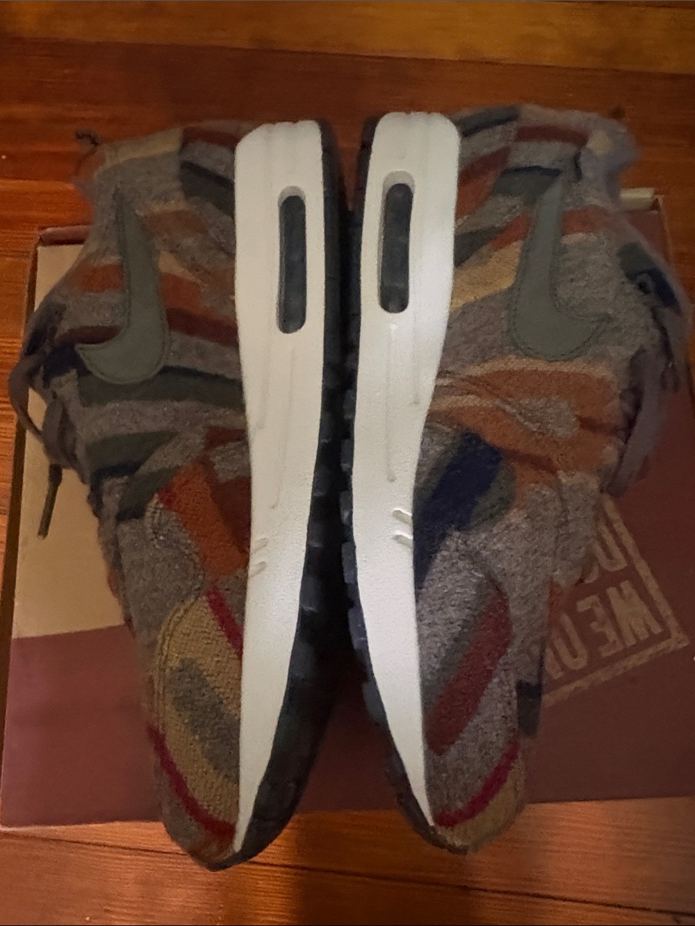 ★ Nike Air Max 90 Pendleton iD — Multicolor Wool — ★ NWOT ★ - Picture 6 of 6